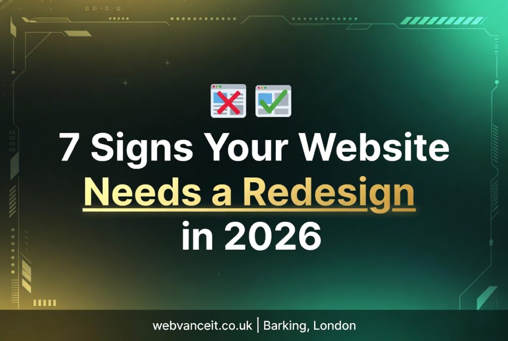 7 Signs Your Website Needs a Redesign in 2026